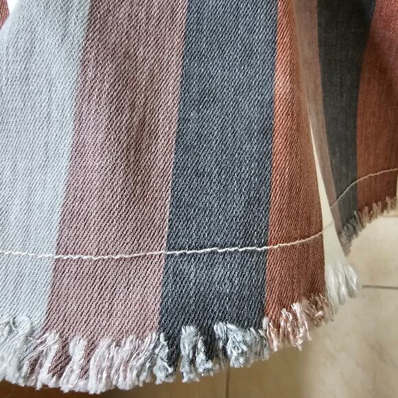 Wisteria Lane 26 Bell Bottom Jeans Vintage Style Striped Boho Y2K Hippie 70's - Picture 7 of 14